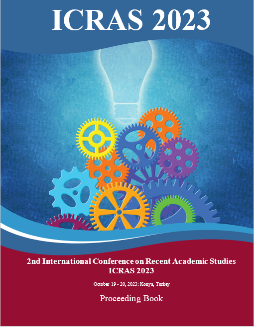 					View Vol. 1 No. 1 (2023): Proceeding Book of 2nd International Conference on Recent Academic Studies ICRAS 2023
				