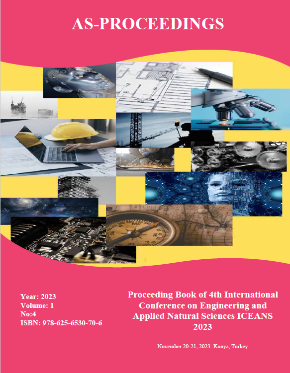 					View Vol. 1 No. 4 (2023): Proceeding Book of 4th International Conference on Engineering and Applied Natural Sciences ICEANS 2023
				