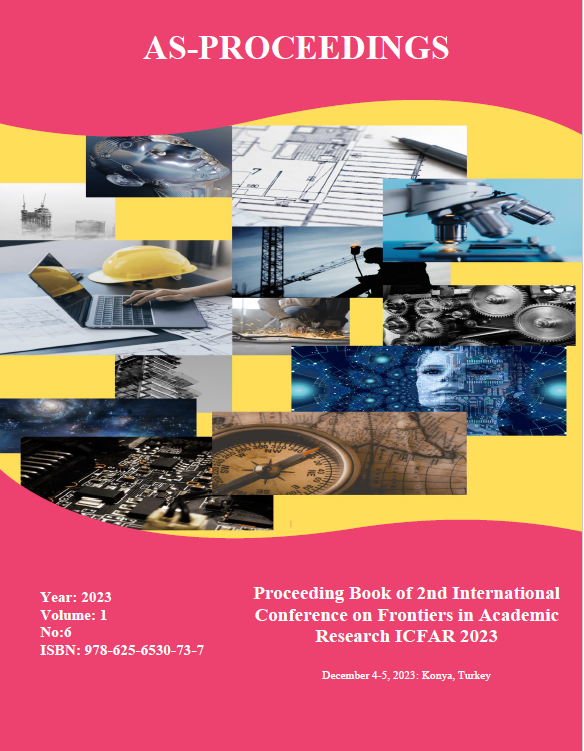 					View Vol. 1 No. 6 (2023): Proceeding Book of 2nd International Conference on Frontiers in Academic Research ICFAR 2023
				